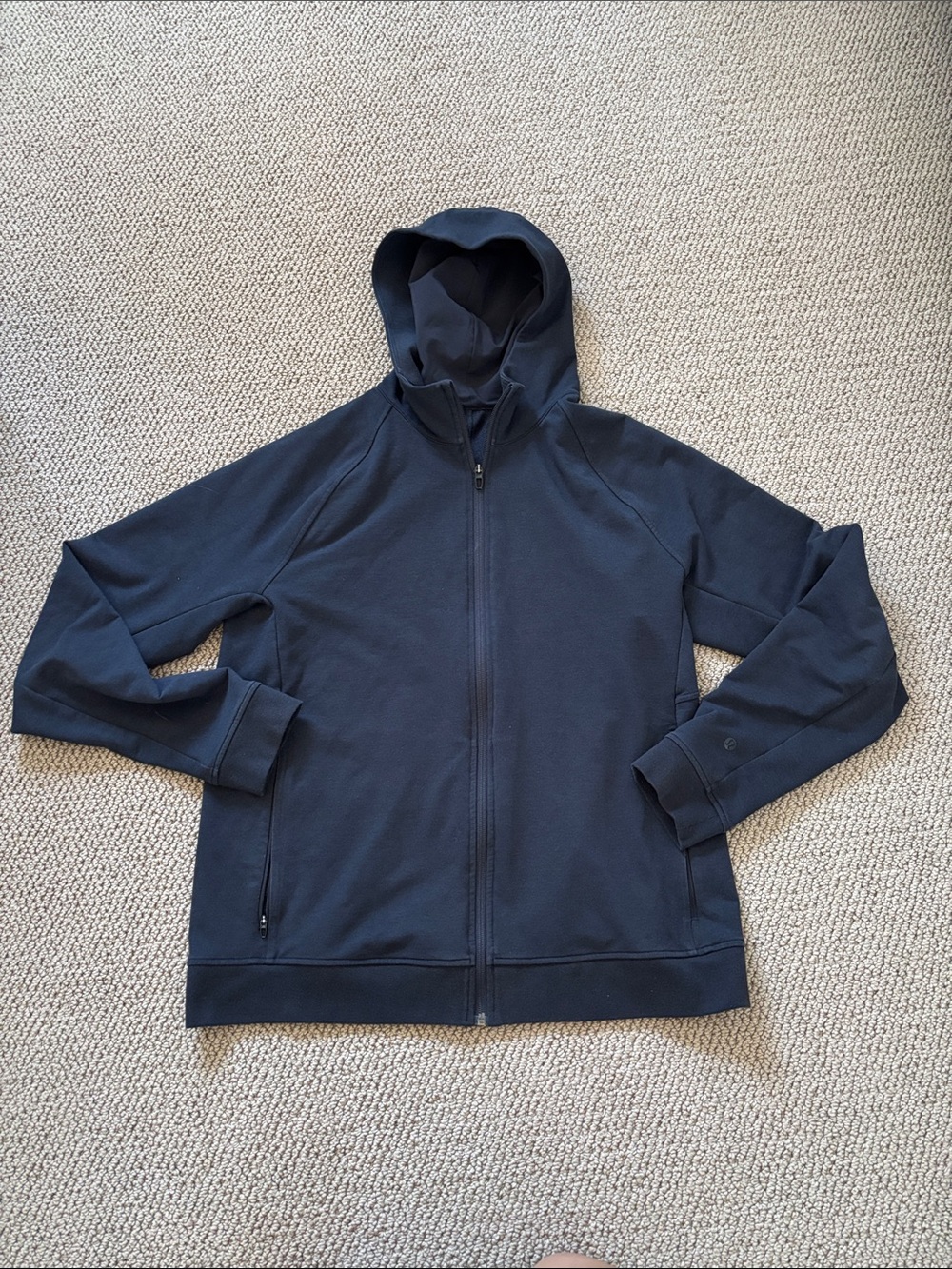 Lululemon Black Full‑Zip Hooded Jacket